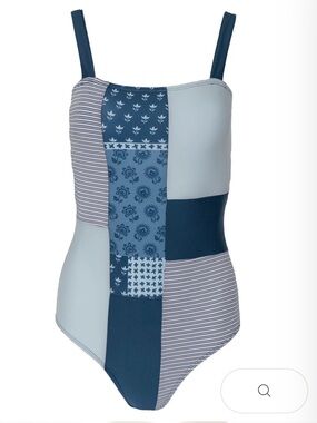 Nani Denim Patchwork One Piece Swimsuit
